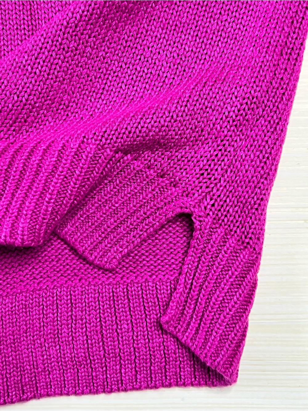 Vintage Lilly Pulitzer Fuchsia V-Neck Sweater - Picture 4 of 7
